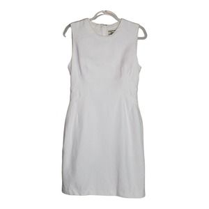 Issa London Womens sleeveless Round Neck White Day Dress Size 10